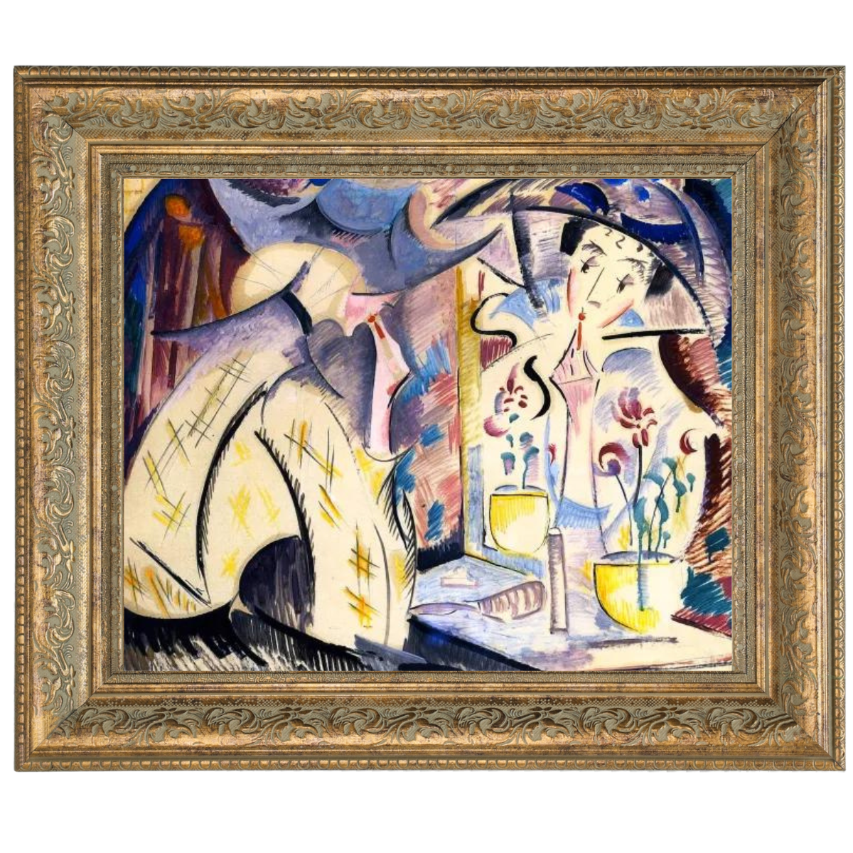 Woman at Her Dressing Table- Impressions d'Art Mural Vintage pour le Salon