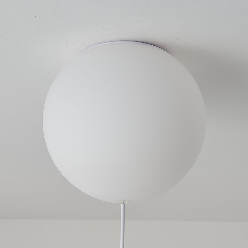 Fateh Plafonnier Ballon Moderne, Acrylique, Gris/Blanc/Rose/Rouge/Vert, Salon