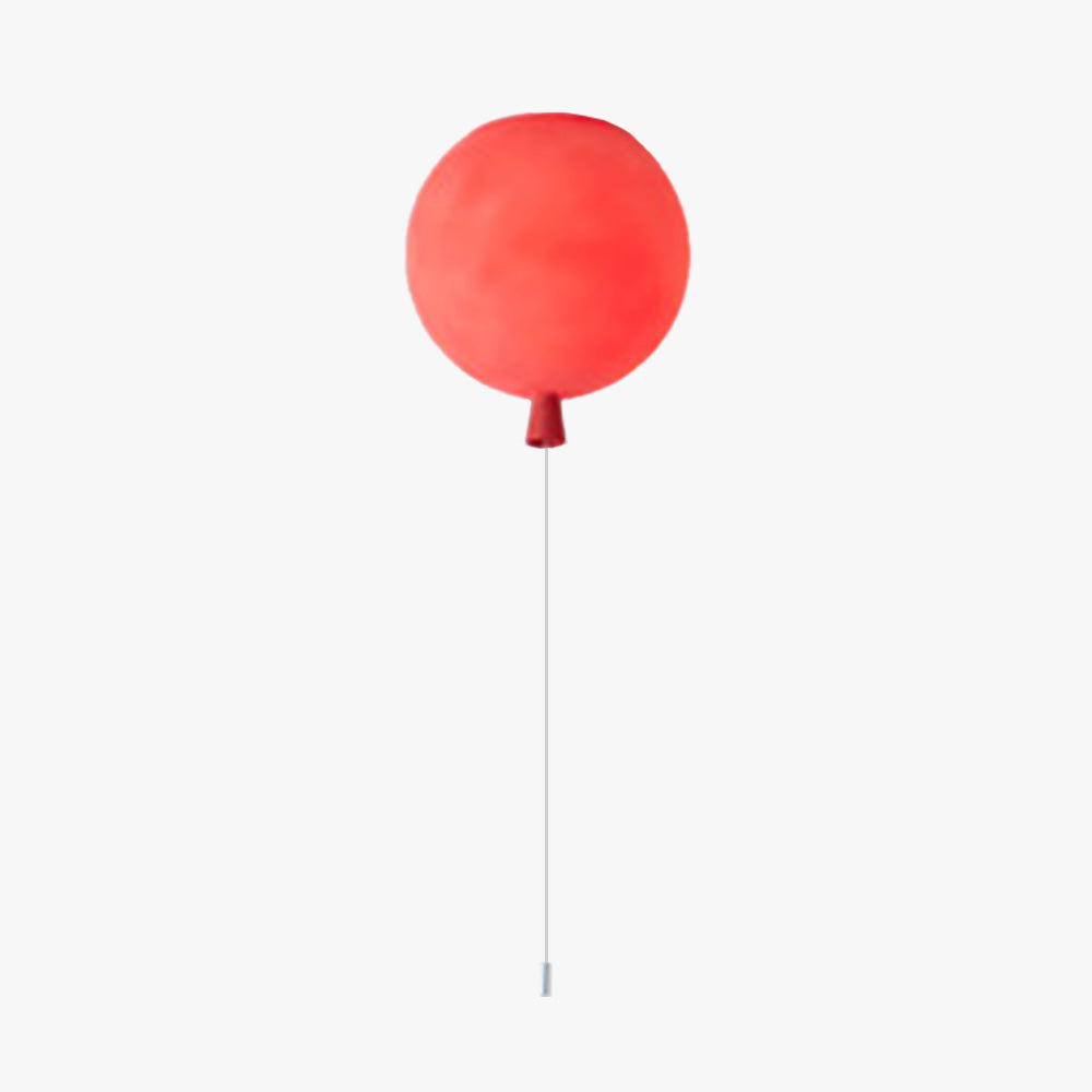 Fateh Plafonnier Ballon Moderne, Accylique, Blanc/Jaune/Orange/Rouge/Rose, Chambre