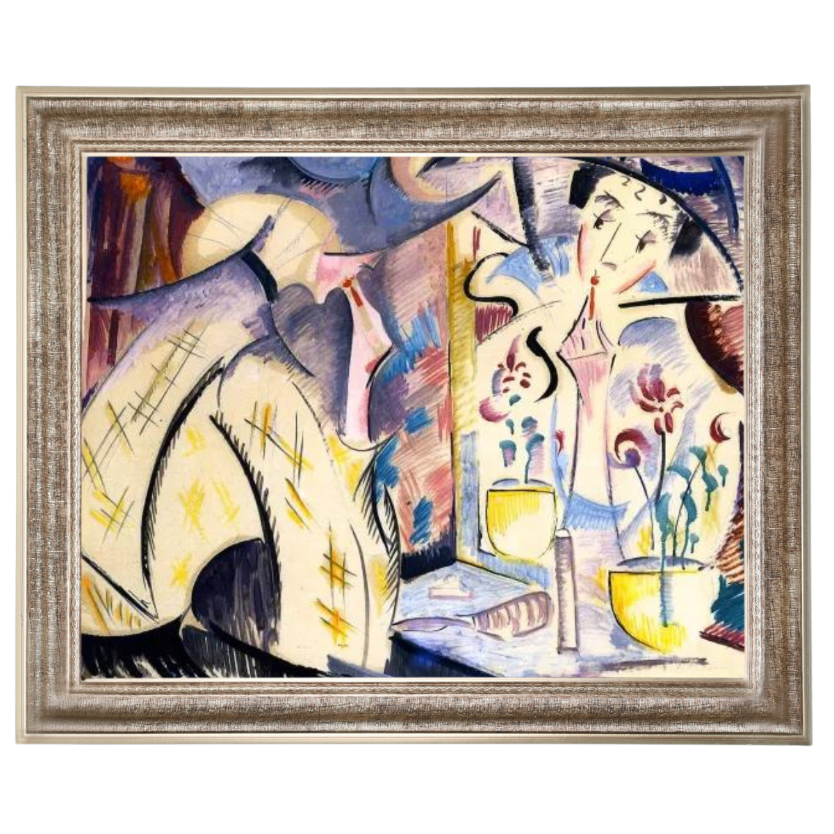 Woman at Her Dressing Table- Impressions d'Art Mural Vintage pour le Salon