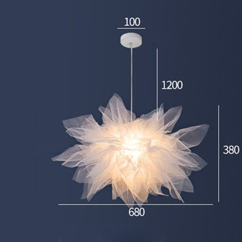 Bella  Luminaires suspension , Fleur en tissu
