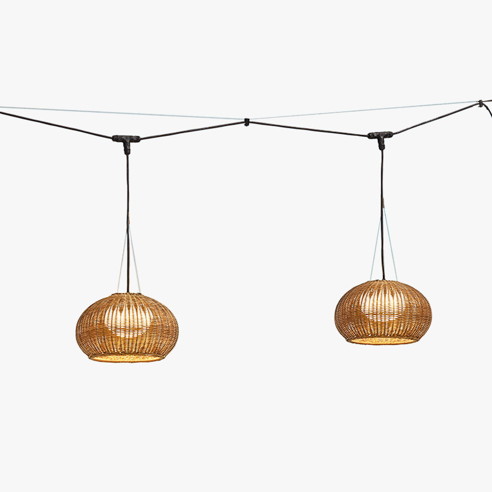 Ritta Suspension Extérieure Landerne Simple, Bambou, Bois, Jardin