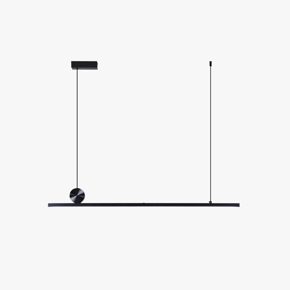 Edge Design LED Luminaires Suspensions Linéaire Moderne Métal/Plastique Noir/Or Salon/Cuisine