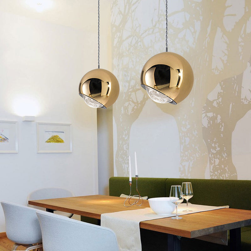 Valentina Design Moderne LED Luminaires Suspensions Or/Argent Chambre/Salon