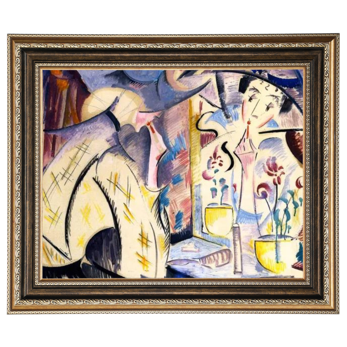 Woman at Her Dressing Table- Impressions d'Art Mural Vintage pour le Salon