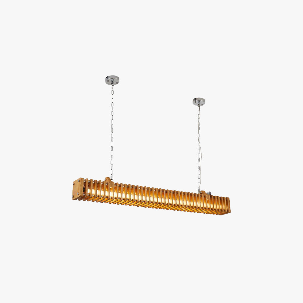 Austin Suspension Rectangulaire, Bois & Métal, L 120CM