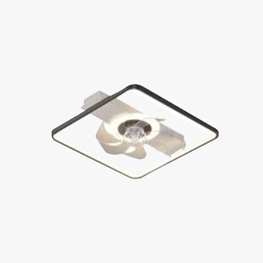 Edge Ventilateur de Plafond Noir, 2 Styles/Couleurs, D50/52CM