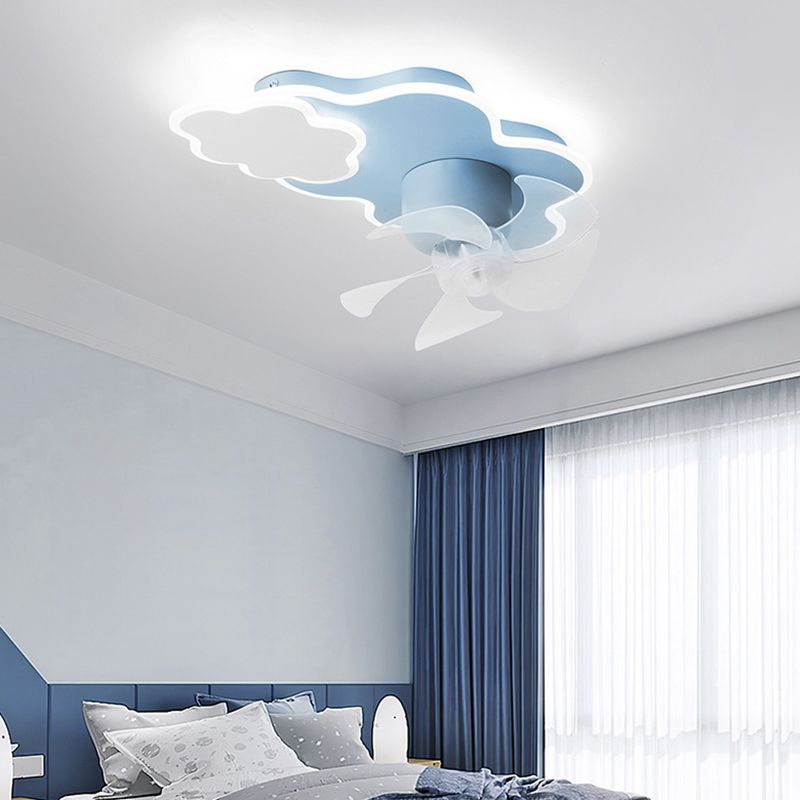 Minori Ventilateur de Plafond en Forme de Nuage, 3 Couleurs, 58CM/55CM