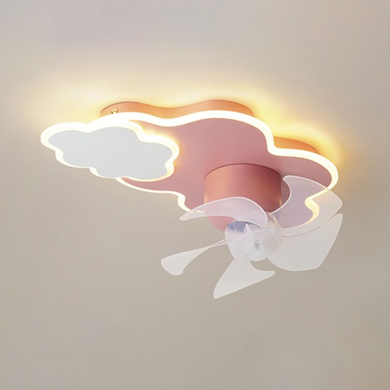 Minori Ventilateur de Plafond en Forme de Nuage, 3 Couleurs, 58CM/55CM