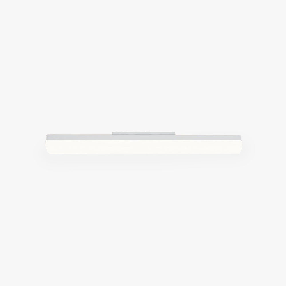 Edge Applique de Vanité Rectangulaire Simple, Acrylique, Blanc, Couloir/Salle de Bain