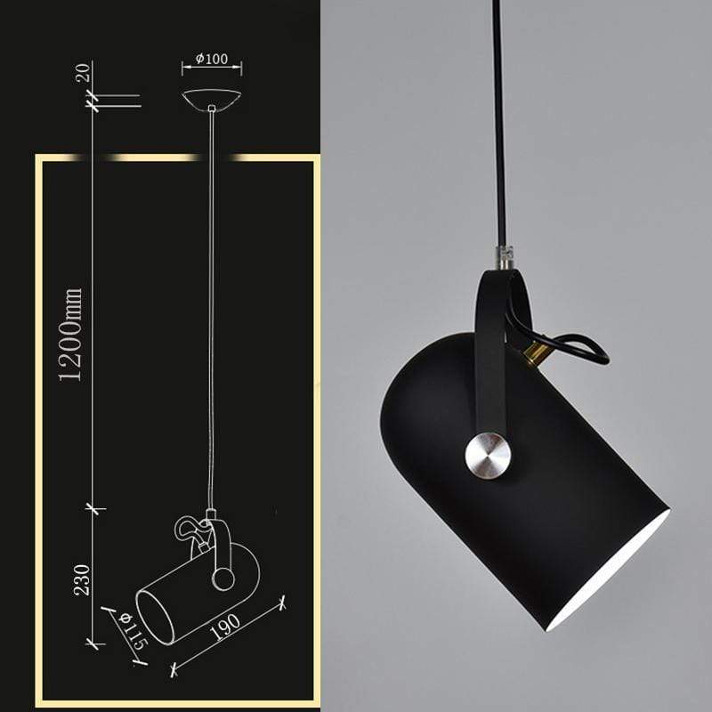 Nordic Minimalism Angle adjustable droplight - Lumiano