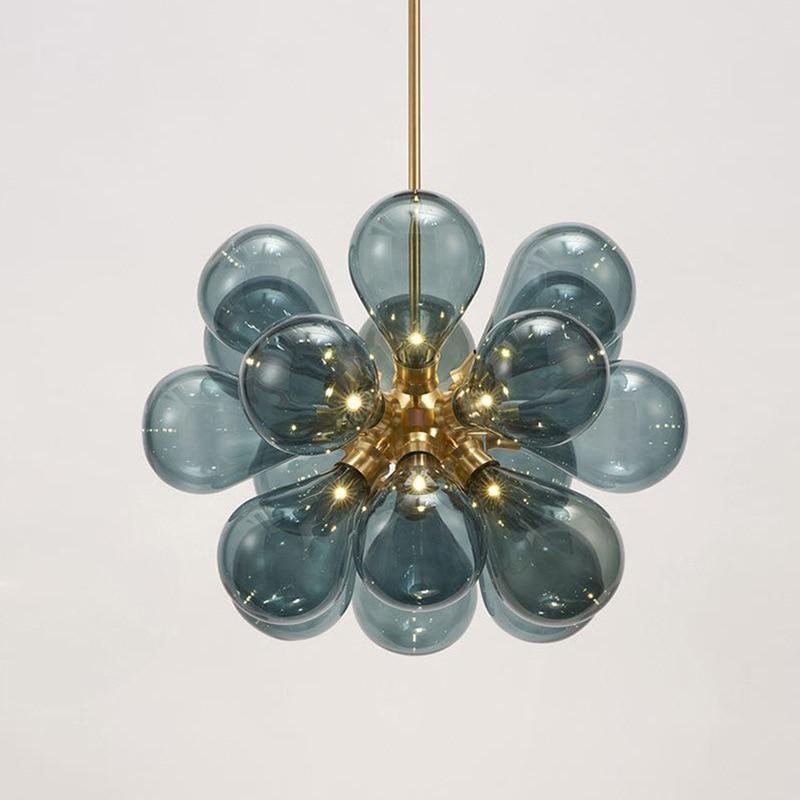 Nordic Bubbles Parlor Led Glass Pendant Light