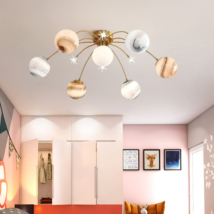 Planet Galaxy Ceiling Light