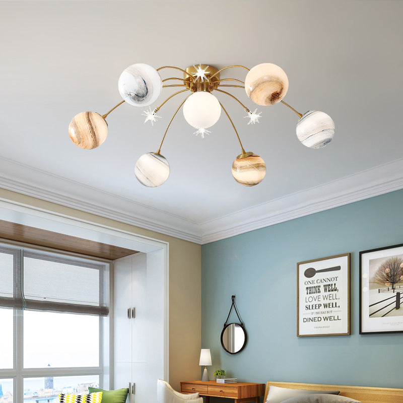 Planet Galaxy Ceiling Light