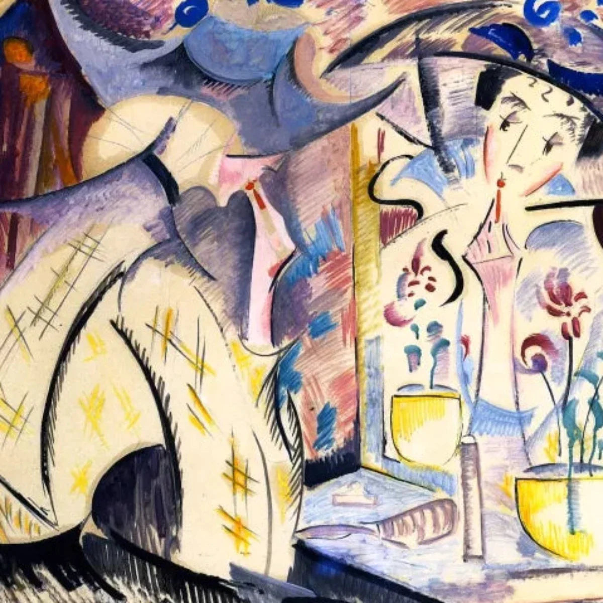 Woman at Her Dressing Table- Impressions d'Art Mural Vintage pour le Salon