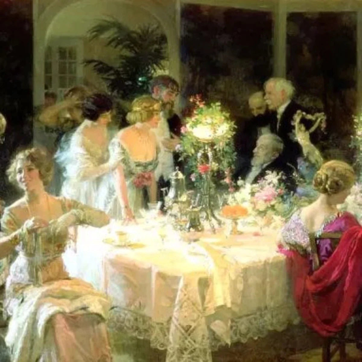 The End of Dinner - Impressions d'Art Mural Vintage pour la Salle à Manger