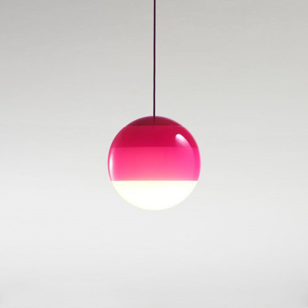 Valentina Suspension Bulle Moderne, Métal/Verre, Noir/Gris/Bleu/Rose, Salon