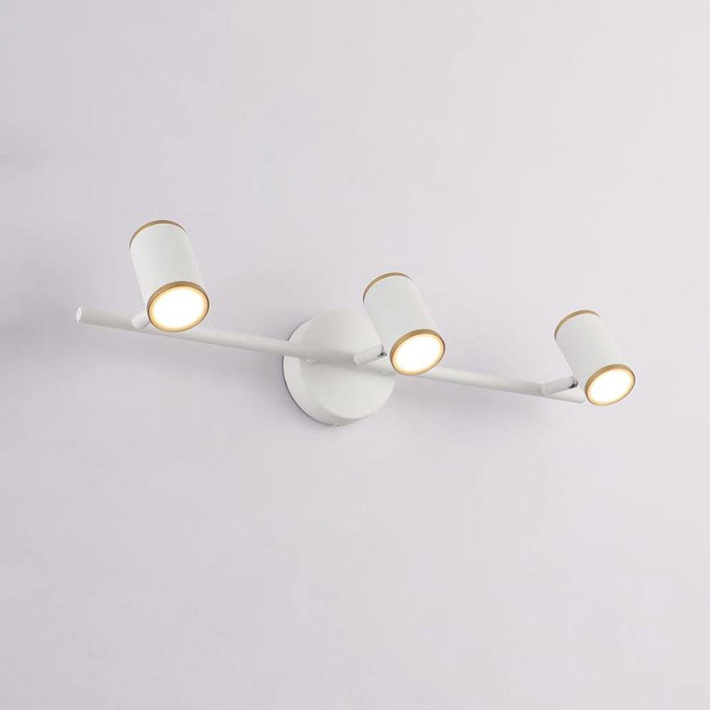 Cooley Intérieur LED Applique Murale à Miroir Métal/Acrylique Noir/Blanc Salle de Bain
