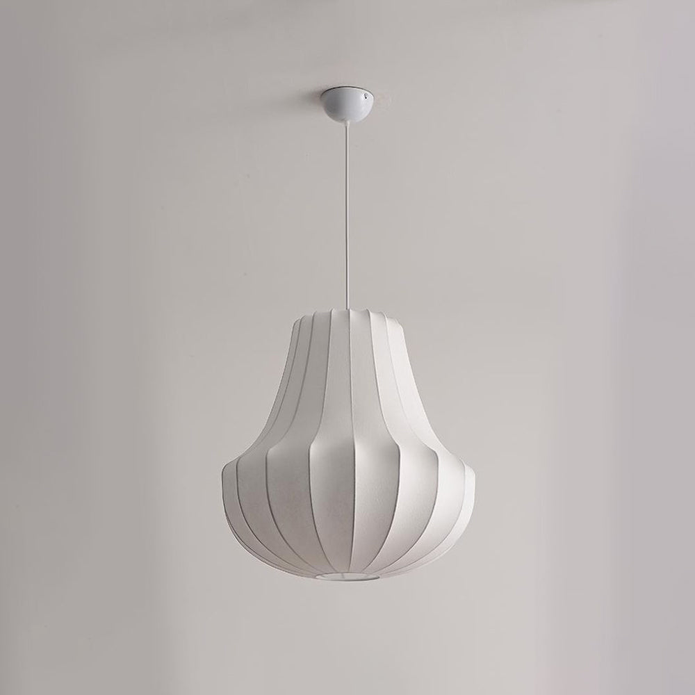 Renée Design Italien Luminaires Suspensions Moderne Métal Soie Blanc Salle à Manger