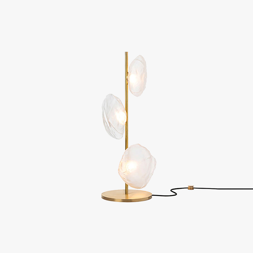 Byres Lampe de Table Irrégulier Moderne, Métal/Céramique, Doré/Noir/Gris Fumé/Clair, Salon