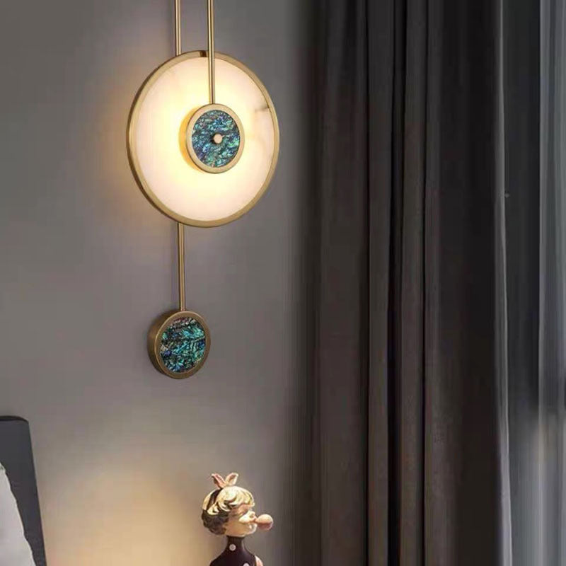 Jade Applique murale de couleur Lumière pour allée d'escalier de luxe Lampe créative