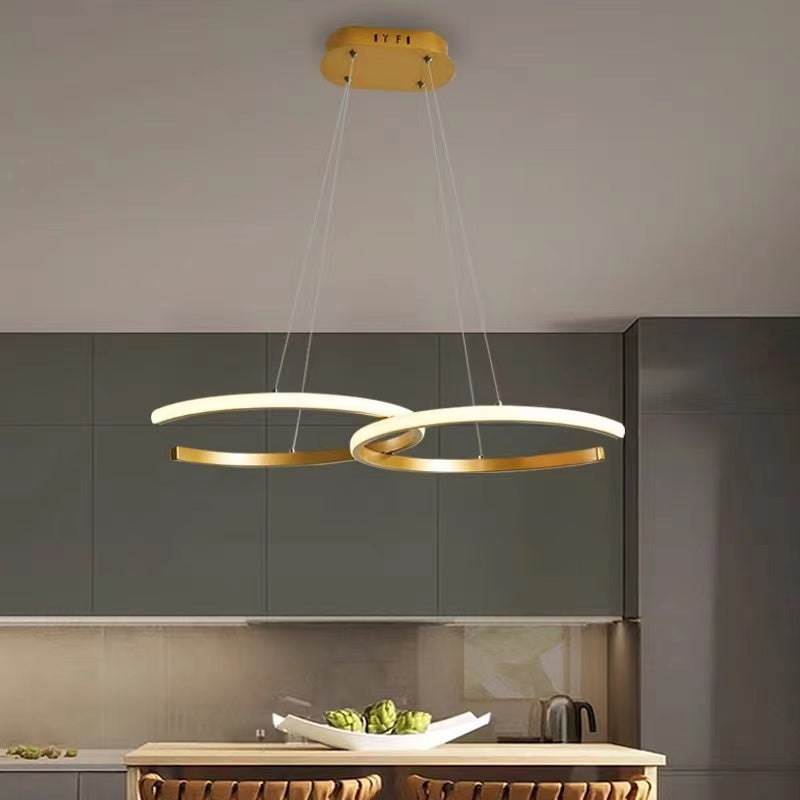 Louise Luminaires suspension  de lumière pendante de l'anneau LED pour la salle à manger